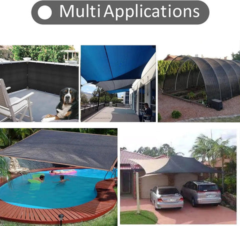 Ultimate Garden Shade Cloth Mesh Netting With Grommets For Pergola Patio Plants Greenhouse And Chicken Coop 70 To 90 Percent Shade Protection 6 By 3 Feet Outdoor Sun Cover in various outdoor uses including garden, pool area, and car cover.