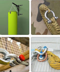 Versatile 2 Pack M12M14 304 Stainless Steel D Type Shackle Rustproof D Shackle And U Type Bow Shackle in use outdoors