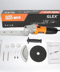 Extended Angle Grinder Stand With Stainless Steel Frame Heavy Duty 800W Pro Grade Sander And Grinder package contents