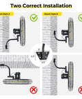Installation guide for 30 Inch Brushless DC Industrial Oscillating Wall Mount Fan With Remote Control