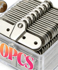 10PCS Dead Simple Install Iron Folding Table Hinge Chicken Beak Furniture Hardware for sturdy craft projects.