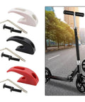 Front Hook Storage Mount For Electric Scooters And Skateboards Compatible With M365 Pro Ninebot Max G30 Durable Red Hanger Holder With Stable Round Rod Fit Easy Install Secure Daily Commute Gear with red, black, white mounts and scooter display