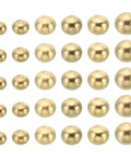 Sweet Brass Ball Lamp Finials Set Of Thread Cap Nuts And Screw Caps For Furniture And Lighting DIY Projects Includes M3x6 M3x10 M4x10 M4x7.5 M5x10 M6x12 30 Pieces