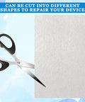 Four Piece Microwave Waveguide Covers with scissors, mica plate 15x15 cm, replacement part for universal microwaves repair kit