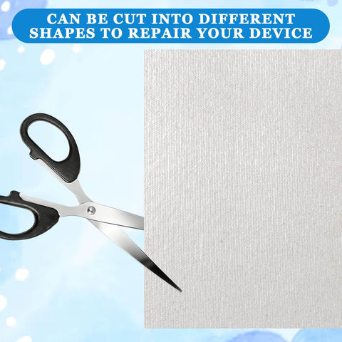 Four Piece Microwave Waveguide Covers with scissors, mica plate 15x15 cm, replacement part for universal microwaves repair kit