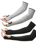Arm Protection Sleeves Level 5 Cut Two Pairs Heat Resistant Protectors For Thin Skin Bruising Men Women Breathable Lightweight Tough