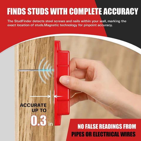 Easy Grab Four Pack Magnetic Stud Finder No Battery Required Wall Screw Locator Dead On Nail Detector For Drywall And Wood Framing Totally Hassle Free Diy Upgrade