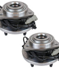 Wheel Hub And Bearing Assembly 513234 Compatible With 2005 2010 Jeep Grand Cherokee Commander 5 Lug With ABS shown in pair