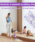 24 Pack Disposable Mop Pad Refills For Multi Surface Wet And Dry Cleaning, Compatible With PowerMop Wood Mop And Power Mop Units, Easy Change, Ultra Absorbent Microfiber Pads, Grab And Go Bulk Pack For Quick Home Cleanup on mop cleaning hard floor spill