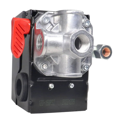 Air Compressor Pressure Switch Z-D26612 120-150 PSI Adjustable One Quarter Inch FNPT Inlet 26 Amp 120 Volt Replacement Part