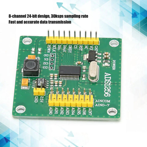 Analog To Digital Conversion Module With Eight Channel 24 Bit ADC Acquisition Board To Convert Analog Signals Into Digital Data ADS1256 30ksps