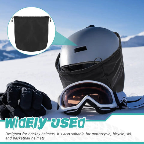 2 Pack Waterproof Motorcycle Helmet Bag With Soft Lining And Drawstring Closure Large Capacity Lightweight Helmet Storage