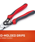 Pro Series 9 Inch Long Nose Pliers With Dual Material Grips PS6549C Black Full Size Durable Comfort Grip