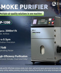 Heavy Duty Industrial Laser Fume Extractor With Badass 1200W Suction And Automatic Pulse Jet Cleaning For Welding Cutting And Solder Smoke Pickup Pro Grade Shop Solution on display.