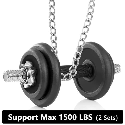 Sturdy Stainless Steel Hammock Chains With Four Carabiners For Indoor Outdoor Use Heavy Duty Hanging Hardware Supports Up To 1500 Lb