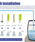 One Point Five Hp Submersible Sump Pump installation guide with adapter kits for efficient flood drainage setup.