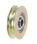 Heavy Duty U Groove Sliding Door Roller With 6.4mm Shaft And 32mm Bearing Steel Zinc Plated image showcasing a smooth-glide roller.