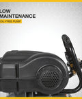 Portable 20 Gallon Air Compressor 2 Hp 120V 175 Psi 4.2 Scfm At 90 Psi With Thermal Overload Protection tough oil-free pump detail.
