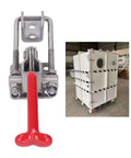 Beefy Stainless Steel Toggle Clamp With Plastic Handle And Adjustable Opening Delivers 900 Kg Clamping Force for heavy usage