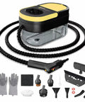 Chowerfly Handheld Steam Cleaner For Home Cleaning with accessories, ABS housing, heat control, ideal for deep cleaning surfaces.