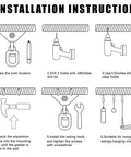 Installation guide for Beefy Heavy Duty Swing Hangers for Wooden Sets 360 Swivel Stainless Steel Hardware 1000 Pound Capacity.