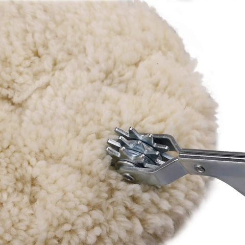 Polishing Pad Conditioning Brush And Spur Tool Set For Buffing Pads, Wool Buffing Pad Cleaner And Foam Pad Brush, Car Buffing Pad Cleaning Tool For Woolen Pads, Pro Grade Polishing Maintenance Kit