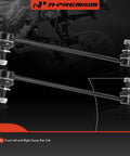 Two Front Sway Bar Links Stabilizer Kit For Toyota Corolla 2019-2024, Prius 2016-2024, C-HR 2018-2022, bZ4X, Lexus models
