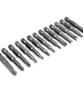 Heavy Duty 13 Piece Special Shape Screwdriver Insert Bit Set With Phillips Slotted Spanner Y Style Triangle And Inner Cross Heads No Fuss Cr V Steel for quick swap garage projects.