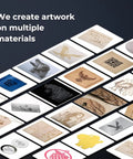 Collection of detailed DIY crafts using 5W Laser Engraver With 500x500mm Honeycomb Bed For Wood And Acrylic on various materials
