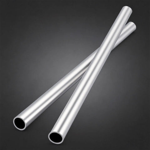 4 Pack 24 Inch Aluminum Tubes Three Quarters Inch Outer Diameter 0.04 Inch Wall Thickness 6063 Aluminum Round Tubing For DIY Projects