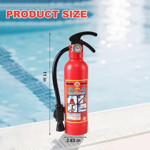 Rad Fire Extinguisher Water Guns For Kids 2 Pack Super Range Squirt Toys With Hella Big 550Cc Tank And Kickass 30 Foot Blast Top Shelf Summer Pool Beach Fun For Brothers And Sisters Squad Play Vibes