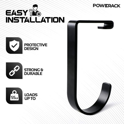 Flat hook for Overhead Garage Shelving Storage Rack Adjustable 3 ft by 6 ft Ceiling Organizer, supports 55 lb, easy installation