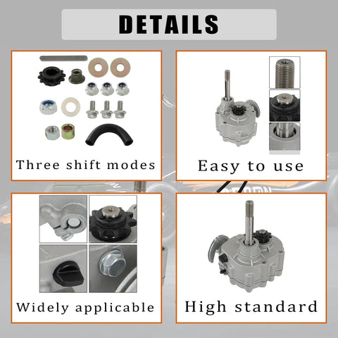 Forward Reverse Gearbox Replacement For 2HP 13HP Engines Local 10T 40 41 And 12T 35 TAV30 Series With 3 Shift Modes 2300 RPM