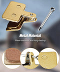 Close-up of metal brake pads for EB26 Ares 2 V9-G60 S8 S6 electric bikes, emphasizing wear-resistant material.