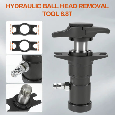 Foot Operated Air Hydraulic Pump 10,000 PSI Heavy-Duty With Three Eighths Inch NPT Outlet And Quarter Inch Air Inlet tool close-up