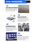 Detail presentation of Compact Toilet Paper Making Machine Featuring Seamless Continuous Roll Forming Built For Non Stop Production.