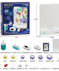 Hands On Circuit Building Kit For Kids With 120 Plus Projects, STEM Toys For Ages 8 To 13, Learn Electronics, Build Real Circuits, Kid Friendly And Absolutely Awesome STEM Activities That Grow With Your Child. Box and parts set, 11in board, 28-piece plastic kit