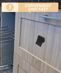 RV drawer latches with locking mechanism and easy install for camper doors and travel trailers tool free and built tough