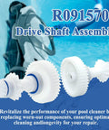 2-Pack R0915700 Drive Shaft Assembly For Atlas And Atlas XT Pool Cleaners replacement part shown in pool setting