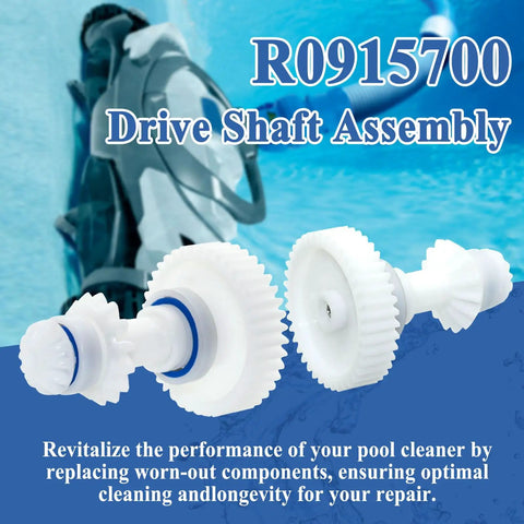 2-Pack R0915700 Drive Shaft Assembly For Atlas And Atlas XT Pool Cleaners replacement part shown in pool setting