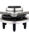 Pair Front Wheel Hub Bearing Assembly for Ford F-150 2004-2008, Expedition 2003-2006, Lincoln Mark LT 2006-2008, Navigator 2003-2006 4x4 Only with ABS, OE-Grade Replacement, Durable Bearings, Smooth Operation, Rust-Resistant, Quiet Ride front view