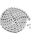Five To Eight Speed Bike Chain One Half By Three Thirty Second Inch 122 Links, Easy To Install Quick Link Master Link