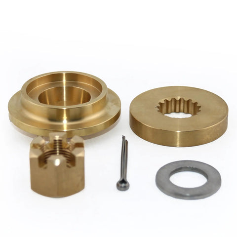 Suzuki Outboard Prop Hub Kit For DF90-DF115 Universal Fit 4 1 4 Gearcase 15 Spline Includes Thrust Washer Spacer Washer Nut