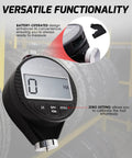 Pocket Size Shore A Hardness Meter Durometer 0-100HA Digital Tester With Large LCD Display For Rubber Leather Resin Fiber Glass Wax And More Ideal For QC And Material Testing, front view