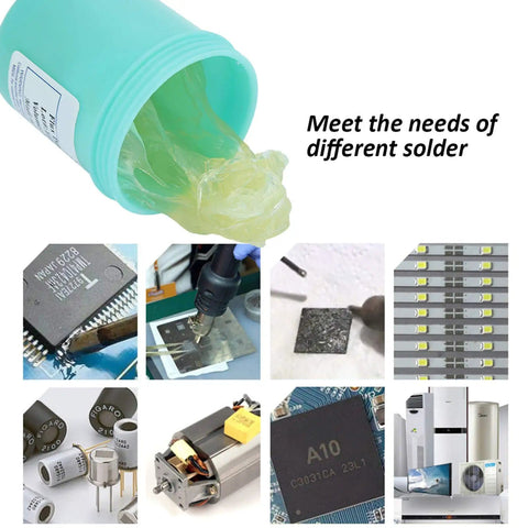 Low Residue Curable Insulating Solder Paste For Electronics Repair in use with various electronic components