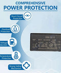 Heavy Duty Ac Dc Power Supply 12 Volts 10 Watts Featuring Universal Input 85 To 305 Vac With Power Protection Details
