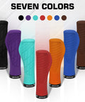 Seven colors of Single Lock-On Mountain Bike Grips, Ergonomic Anti-Slip Handlebar Rubber Grips For MTB BMX Cruiser And Scooter, 7/8 Inch
