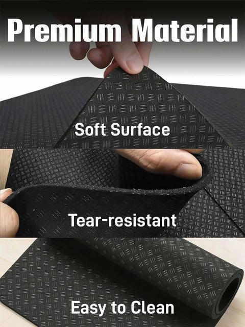 Double Sided Non Slip Mat For Vibration Plate Machine With Anti Vibration Pad And Exercise Mat For Most Vibration Platform Machines Reducing Noise And Protecting Floors And Carpet From Shocks And Slippage During Home Gym Workouts