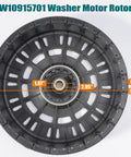 Black 9.45 Inch Washer Rotor Replacement For Kenmore And Whirlpool Machines W10006482 W10915701 Motor Rotor Washing Machine Assembly No Fuss Install Durable OEM Alternative black washer rotor with 9.45-inch diameter