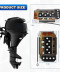 Dual CDI Module Switch Box For Mercury Outboard Motors 50 HP To 220 HP Replacement Power Pack With Part Numbers 332 7778 A12 A9 A6